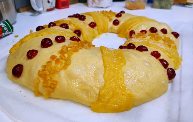 Die richtige Luftigkeit im Rosca de Reyes macht es so schmackhaft und lecker.